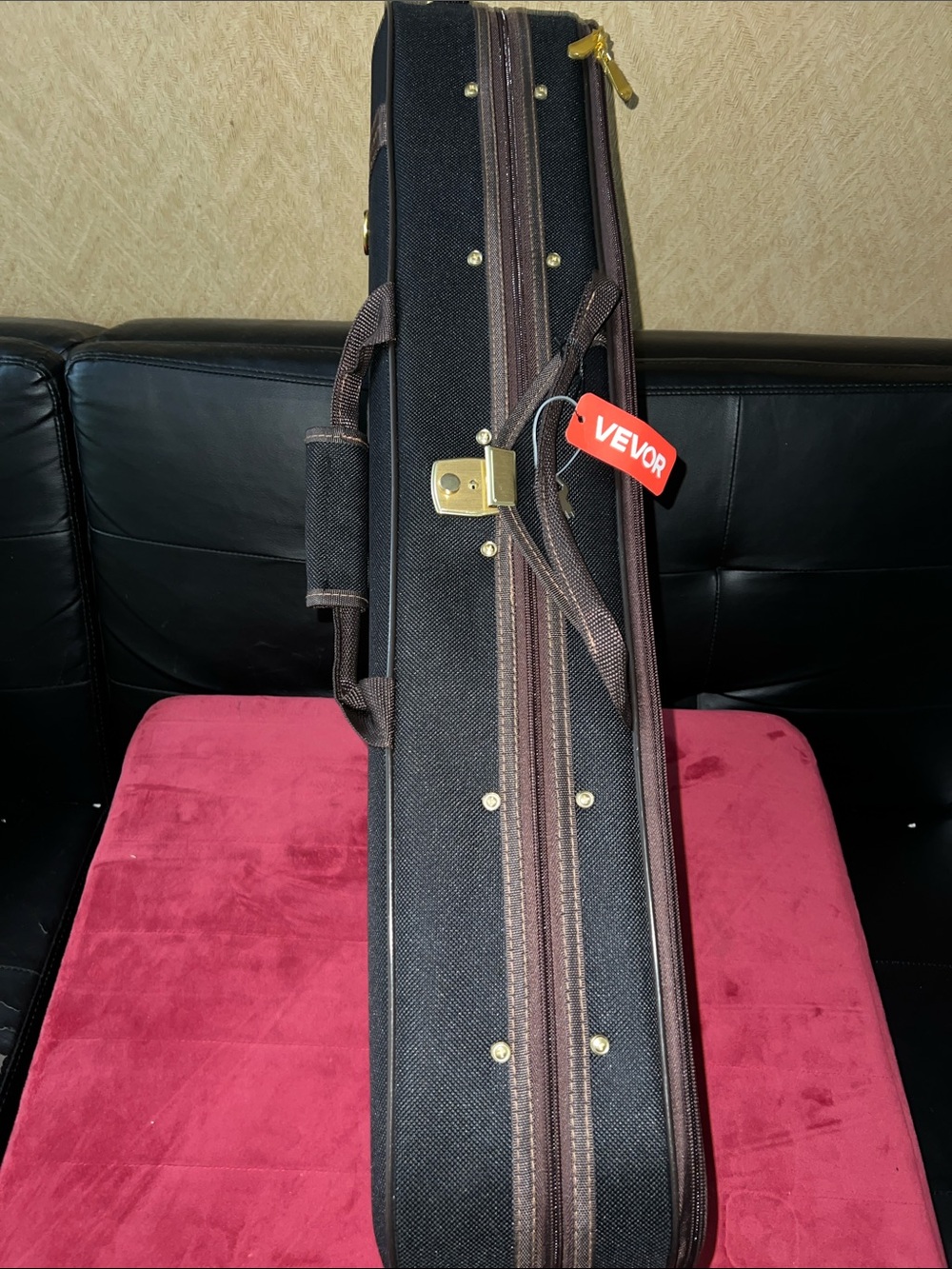 VEVOR 4/4 Full Size Violin Case, Built-in Hygrometer, New with tag and key. - Picture 10 of 16